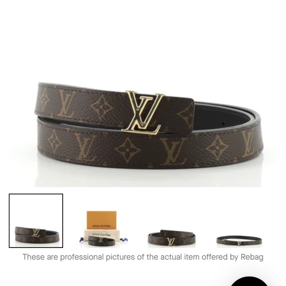 Reversible black /brown Louis Vuitton size 90/36 womens main image 2